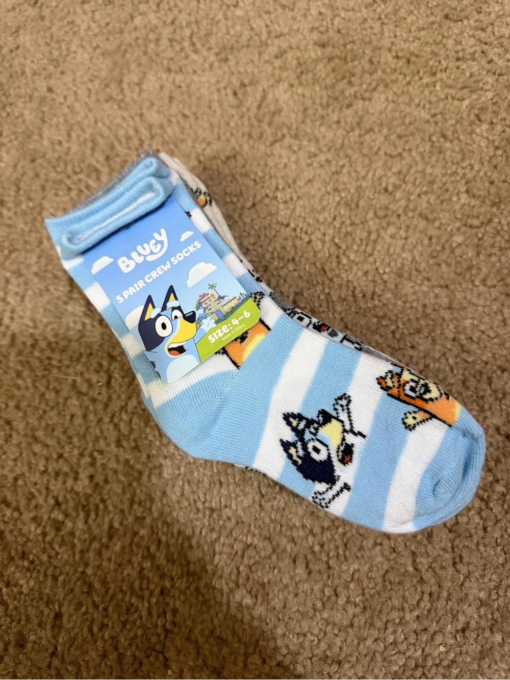 Bluey Toddler Socks